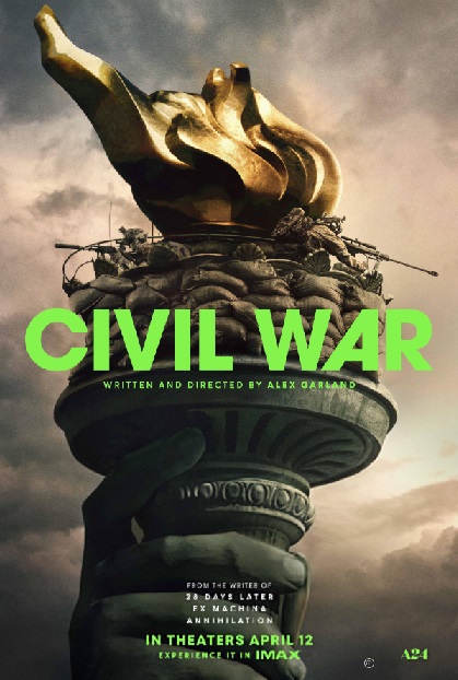 「Civil War」全米週末興行初登場1位　第2次南北戦争を描くディストピア映画