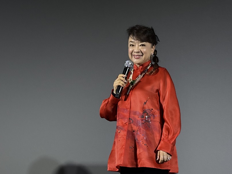 ジュディ・オング　主演映画「万博追跡　2Kレストア版」初日舞台挨拶に登壇　